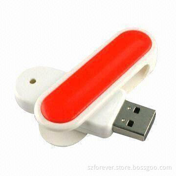USB Flash Driver with CE, FCC, RoHS Marks, Made of Metal and Plastic, Auto-run Function